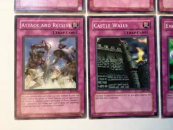 8 Yu Gi Oh 1996 Dragon’s Bead Feint Plan Trap Hole Reinforcements Castle Walls - Image 4