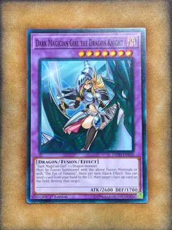 Yugioh Dark Magician Girl the Dragon Knight LEDD-ENA36 Common 1st Ed NM - Image 1