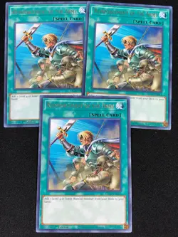 YUGIOH REINFORCEMENT OF THE ARMY KICO-EN051 1ST RARE X3(NM) - Image 1