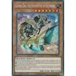 Gizmek Uka, the Festive Fox of Fecundity Yu-Gi-Oh! ETCO-EN031 1st Secret Rare - Image 1