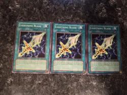 3X Lightning Blade LON-022 - Yugioh Yu Gi Oh! 3 Playset 1st Edition - Image 1
