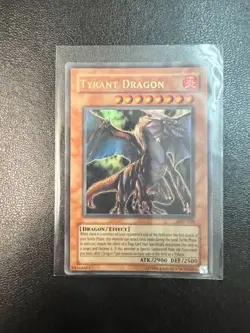 Yugioh Tyrant Dragon LOD-034​ Ultra Rare Unlimited Edition LP Holo - Image 4