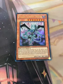 YUGIOH - MALEFIC STARDUST DRAGON - ULTRA RARE - JUMP - LIMITED EDITION - NM - Image 1