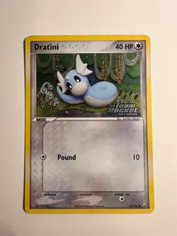 Dratini 52/109 EX Team Rocket Returns Pokemon Card Reverse Holo Foil Rare LP - Image 1