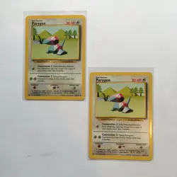 Vintage Pokemon Card Lot of 2 Porygon Uncommon Base Set 039/102 1999 Wizards - Image 1