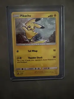 Pikachu SM98 Black Star Holo Promo Card Sun and Moon Nm - Image 1