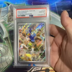 2024 Pokemon Cramorant Illustration Rare Card PSA 10 Pokemon TCG 176/167 - Image 2