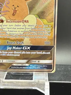 Pokemon TCG Eevee GX SM233 Full Art Promo Black Star Ultra Rare Holo Card - Image 4