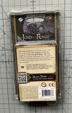 FFG LOTR LCG Adventure Pack #5 - The Land of Sorrow Box New - Image 2