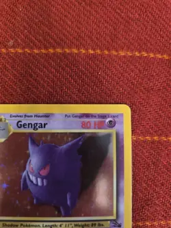 Gengar #5/62 Holo Rare Fossil Pokemon Card 1999 Vintage English Unlimited - Image 4