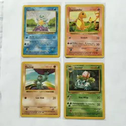 Vintage Pokemon Card lot WOTC Base Set Regular Non-Holo 1999 Shadowless HP-NM - Image 1