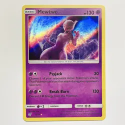 Mewtwo NM -Detective Pikachu Holo Rare Pokemon Card #12/18 - Image 1