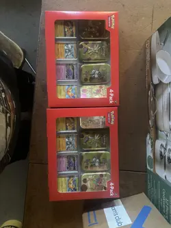 Pokemon 4 Mini Tins + 4 Promo Cards Bundle - 151 SAMS CLUB EXCLUSIVE - Image 1