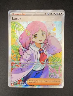 Lacey 166/142 - Stellar Crown Ultra Rare Trainer - Pokemon Card - Near Mint NM - Image 1
