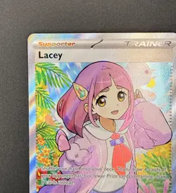 Lacey 166/142 - Stellar Crown Ultra Rare Trainer - Pokemon Card - Near Mint NM - Image 2