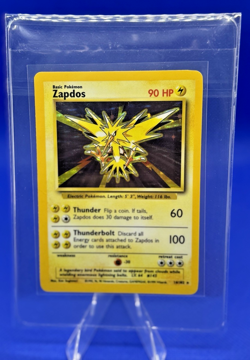 Pokemon TCG Zapdos Base Set Holo Unlimited Rare Card 16/102 - Image 2