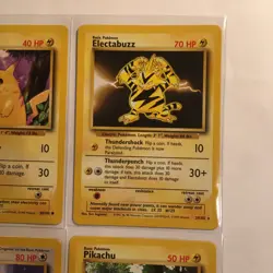 Vintage 1999 Pokemon Card Lot Base Set Jungle Pikachu Rare NM+ - Image 3