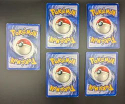 Pokemon Cards Base Set Shadowless Lot 9 Total Cards - WoTC 1999 - Image 5