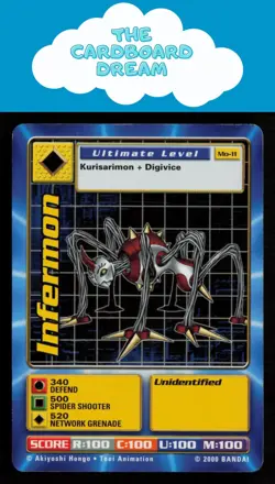 Infermon / Digimon Digi-Battle / MO-11 / Movie Promo Card / 2000 Bandai - Image 1