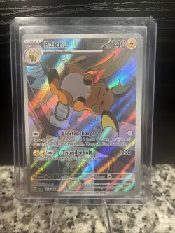 Pokemon TCG Raichu Holo Card Sv02: Paldea Evolved 211/193 NM Condition - Image 1