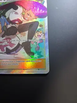 Jessie & James - 68/68 - Pokemon Hidden Fates Sun & Moon Full Art Rare Card NM - Image 5
