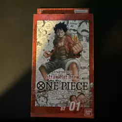 One Piece Card Game Starter Deck ST-01 STRAW HAT CREW English TCG SEALED NEW 811039038366 - Image 1