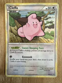 Cleffa HGSS12 Black Star Promo Pokemon Card HP - Image 1