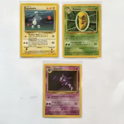 Vintage Pokemon Card Lot 1999 WOTC Base Set Kenji Kinebuchi Art Set - Image 1