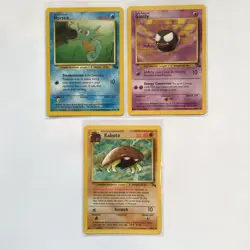 Vtg Pokemon Card Lot Base Set Fossil Mix Mitsuhiro Arita Art Combined Shipping - Image 1