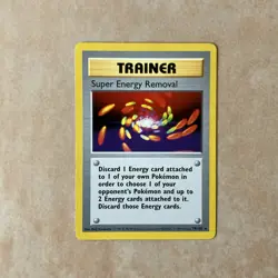 1999 Pokemon TCG Super Energy Removal Trainer Rare Card Shadowless 79/102 - Image 5