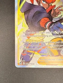 Raihan TG27/TG30 NM Silver Tempest Full Art Ultra Rare Holo Pokemon Card TCG - Image 4