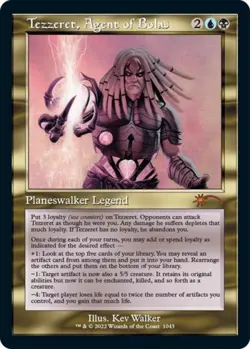 Tezzeret, Agent of Bolas (Retro Frame) -Foil Near Mint MTG Secret Lair - Image 1