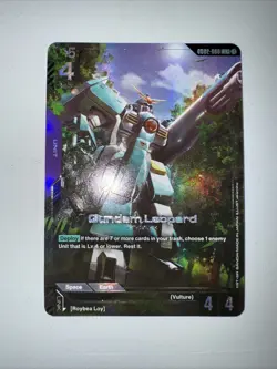 Gundam Leopard U+ Gundam Card Game Dual Impact GD02-060 AA TCG CCG - Image 1