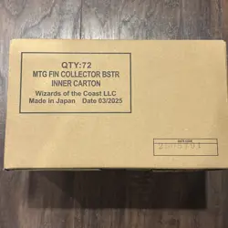 MTG Magic The Gathering Final Fantasy Collector Booster Box Case Factory Sealed - Image 1