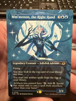 Mm'menon, the Right Hand (Borderless) Edge of Eternities Regular 290 NM - Image 1