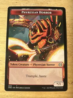 Phyrexian Horror Token (004) Phyrexia: All Will Be One ONE MTG Magic - Image 1