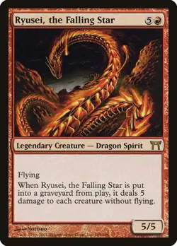 Ryusei, the Falling Star Champions of Kamigawa MP MTG - Image 1