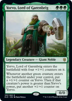 1 x Yorvo, Lord of Garenbrig - Throne of Eldraine - NM-Mint - MTG - Image 1