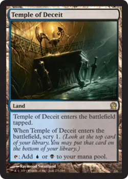 1 x Temple of Deceit - Theros - Light Play - MTG - Image 1