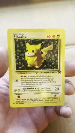 Pokemon TCG Pikachu Wizards Black Star Promos Regular Rare - Image 2
