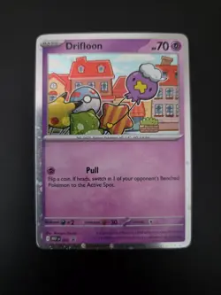 Drifloon 005 Mega Evolutions Black Star Promo Cosmo Holo Pokemon TCG Mint/NM - Image 2