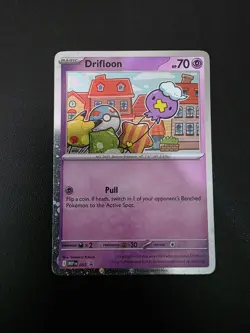 Drifloon 005 Mega Evolutions Black Star Promo Cosmo Holo Pokemon TCG Mint/NM - Image 5