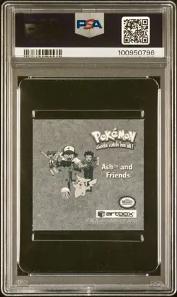 Pikachu & Friends 1999 Artbox Prism Pokemon Stickers Series 1 PSA 6 #PR12 - Image 2