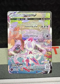 2021 Pokemon Sword And Shield Sylveon VMax Evolving Skies Full Art Secret - Image 2