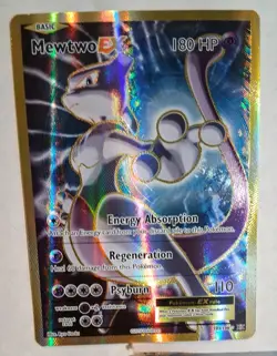 Pokemon TCG Mewtwo EX 103/108 Ultra Rare Full Art Holo XY Evolutions NM+ - Image 1