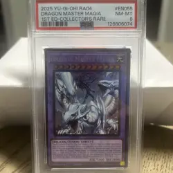 2025 Yu-gi-oh Ra04 Dragon Master Magia 1st Edition Collector’s Rare - Image 1