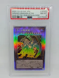 Yu-Gi-Oh! DP24-JP000 Winged Dragon of Ra PSA 8 - Image 1