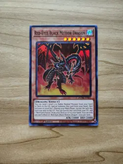 Yu-Gi-Oh! - Red-Eyes Black Meteor Dragon - Super Rare / Holo - DUNE-EN095 - Image 1