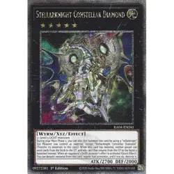 Stellarknight Constellar Diamond Yu-Gi-Oh! RA04-EN241 1st Quarter Century Secret - Image 1