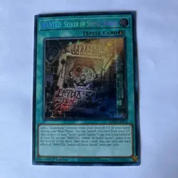 Yugioh WANTED: Seeker of Sinful Spoils Secret Rare - Image 1